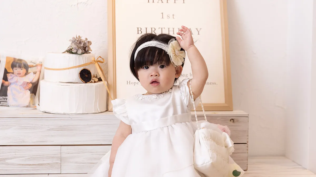 今だけの表情を、誕生日の記念に