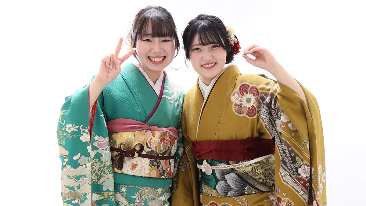 2人の姿を写真として仕上げる、成人式#1